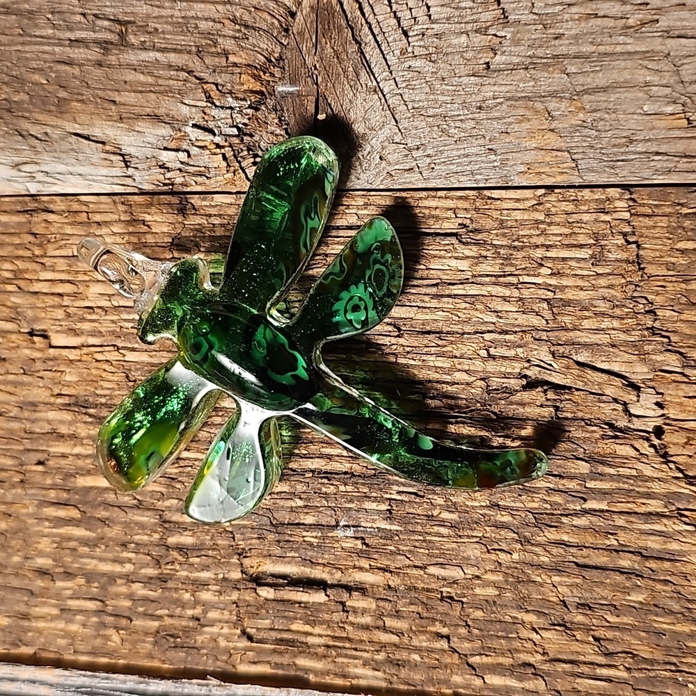 Beautiful & Unique Multicolored Lampwork Glass Dr… - image 2